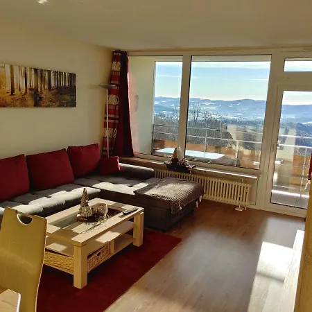 Traumblick Bayerischer Wald Mit Pool Sauna Appartamento Freyung